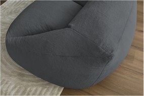 Sötétszürke műszőrme babzsákfotel Lilibet – Bobochic Paris