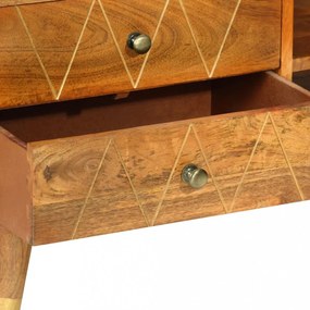 tömör mangófa TV-szekrény 85 x 35 x 47 cm