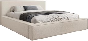Nirello kárpitozott ágy 160x200 cm, ágyneműtartós - bézs buklé Quelle 03