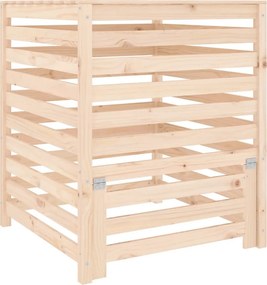 vidaXL tömör fenyőfa komposztáló 82,5x82,5x99,5 cm
