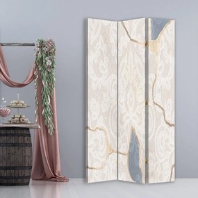 Gario Paraván Finom bézs minta Méret: 145 x 170 cm, Kivitelezés: Klasszikus paraván