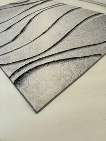 Nora 6032 szürke modern szőnyeg 60 cm-es szett
