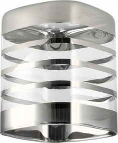 Üveg lámpabúra asztali mennyezeti lámpához csillár vízszintes csíkok