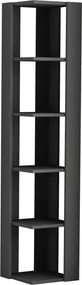Nati könyvespolc, antracit, 31,8 cm