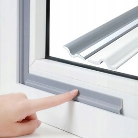 Tolóablak tömítés öntapadós Pu habszivacs szürke 8m