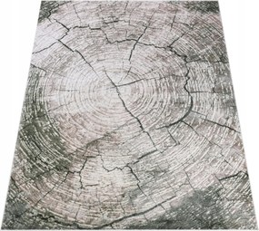 Komo Szőnyeg 140x200 Stílusos Modern fényes bézs zöld w21