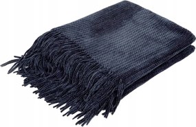 Chenille zsenília takaró sötétkék 130x170 cm Homla