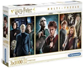 3 X 1000 DB-OS PUZZLE - HARRY POTTER Clementoni