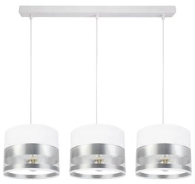 Csillár zsinóron MILO 3xE27/60W/230V ezüst