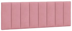 rózsaszín bársony fejtámla párna 120 cm