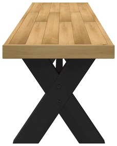 étkezőpad NOAIN X alakú lábak 180x40x45 cm tömörfa fenyőfa