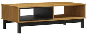 FLAM tömör fenyőfa dohányzóasztal 100 x 50 x 32,5 cm