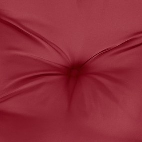 2 db borvörös oxford szövet kerti padpárna 200 x 50 x 7 cm