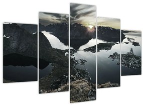 Kép - Norvég hegyek (150x105 cm)