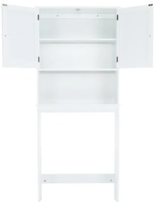 Szekrény a WC fölé, fehér, ATENE TYP 5