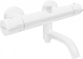 Mexen Kai termosztatikus kád-zuhany csaptelep, fehér - 77900-20
