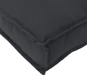 Raklap Párnák üléshez 4 db Fekete 40x40x8 cm Oxford Szövet