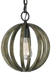 Elstead FE-ALLIER-P-WW - Csillár láncon ALLIER 1xE27/60W/230V tölgy