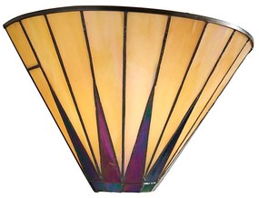 Endon 64046 - Tiffany DARK STAR fali lámpatest 1xE14/40W/230V