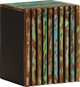 vidaXL tömör akácfa falra szerelhető fürdőszobaszekrény 38x34x48 cm