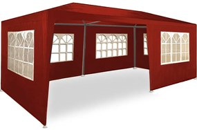 NEAPOL rendezvénysátor, 3x6m, piros Jurhan