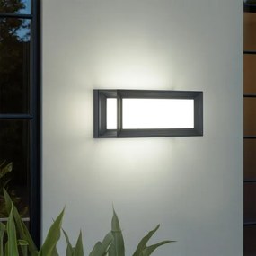Brilagi - PARKER LED kültéri fali lámpatest érzékelővel, 12W/230V, antracit, IP44