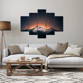 A csillagos ég, a hegyekkel képe (150x105 cm)