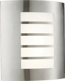 ENDON 75930 BIANCO Modern Kültéri Fali Lámpa Opál, Szálcsiszolt Acél LED IP44