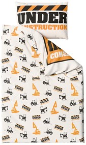 Világító pamut ágynemű BAGR narancssárga Ágyneműhuzat mérete: 70 x 90 cm | 140 x 200 cm