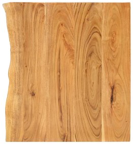 Tömör akácfa fürdőszoba piperepolc 80x52x2,5 cm