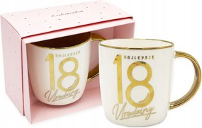 Bögre 18. Születésnapra Ajándék Nőnek Dobozban Tizennyolcadik Születésnap
