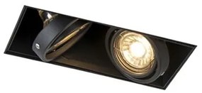 Okos beépített reflektor fekete, 2 db WiFi GU10 Trimless - Oneon 2