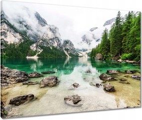 Vászonkép 80x60 Hegyi tó