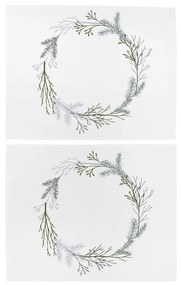 Textil tányéralátét szett 2 db-os 35x45 cm Christmas Twigs – Butter Kings