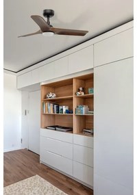 FARO 33806WT-1TW - LED dimm. vent. HEYWOOD S 10W/230V fa/fekete átm. 90 cm WT+DO