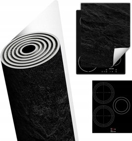 Tűzhelyvédő Szőnyeg Asztali Dekoráció 40x52 fekete pala