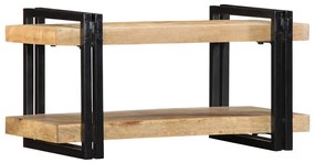 fali polc 70x33x35 cm tömör nyersfa Mango
