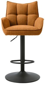 Narancssárga állítható magasságú bárszék szett 2 db-os Marilla – Unique Furniture