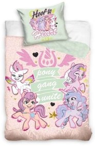 Én kicsi pónim Unite gyerek, ovis ágyneműhuzat 100×135cm, 40×60 cm