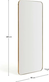 Fali tükör 80x180 cm Marco – Kave Home