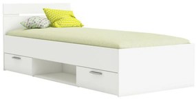 Zondo Egyszemélyes ágy 90 cm Myriam (fehér) (matrac és ágyrács nélkül). 1040192