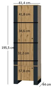 Regál Wayne (arany craft tölgy). 1053385