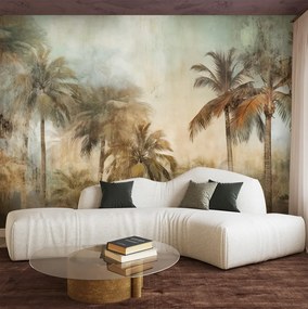 Gario Fotótapéta Retro trópusi dzsungel Anyag: Vlies, Méret: 300 x 210 cm