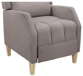 Szürke relaxációs fotel Dina – Støraa