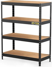 Tárolószekrény fém fekete lemezzel 180x120x50 RMH1 Drabest