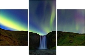 Kép - Aurora Borealis Izlandon (90x60 cm)