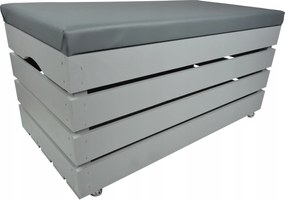 Fa Puff Láda Kerekekkel Láda Tároló