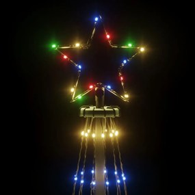 karácsonyfa cövekkel 732 színes LED-del 500 cm
