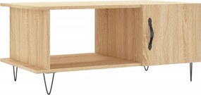 vidaXL sonoma tölgy színű szerelt fa dohányzóasztal 90 x 50 x 40 cm
