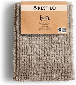 Bézs fürdőszobai kilépő 70x120 cm Bati – Restilo